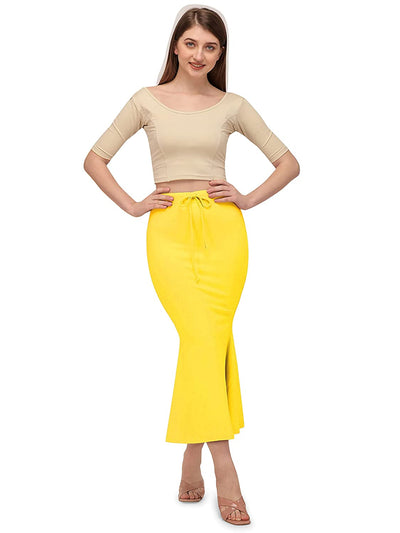 Fishcut Shapewear Petticoat Viscose Lycra Waist Slimmer For Sari's